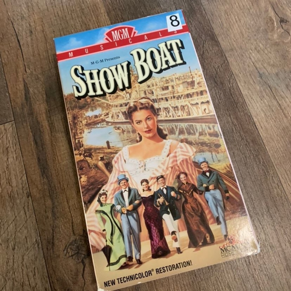 Show boat vintage vhs tape